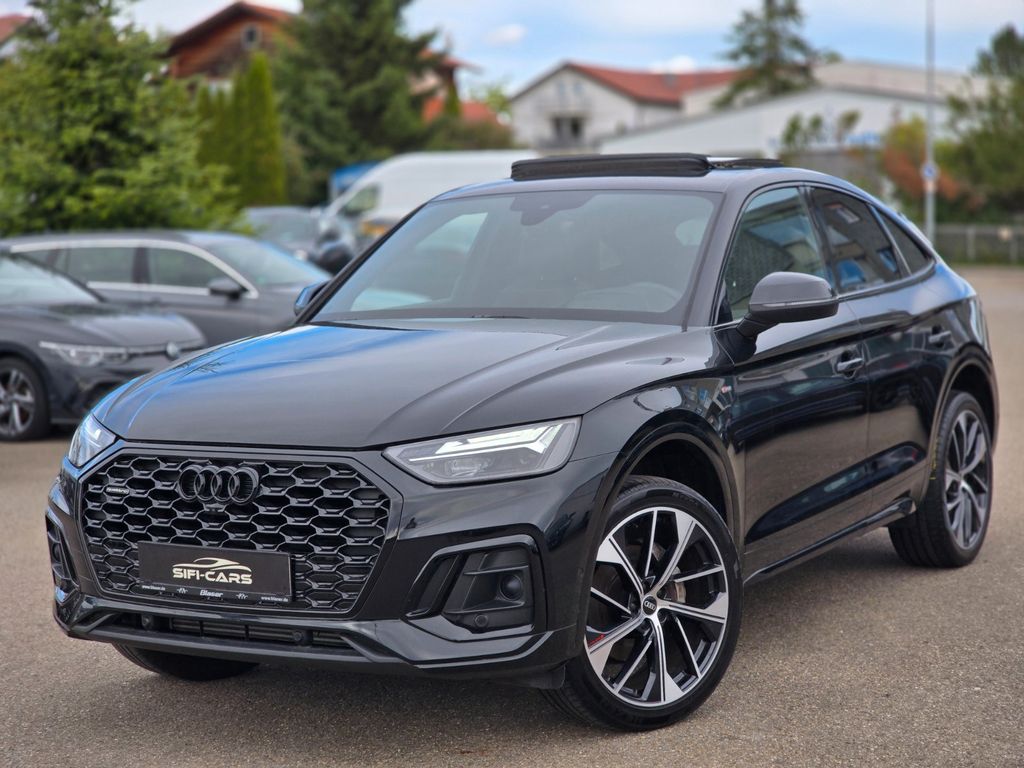 Audi Q5 2023 г. Чёрный, пробег 59000 км