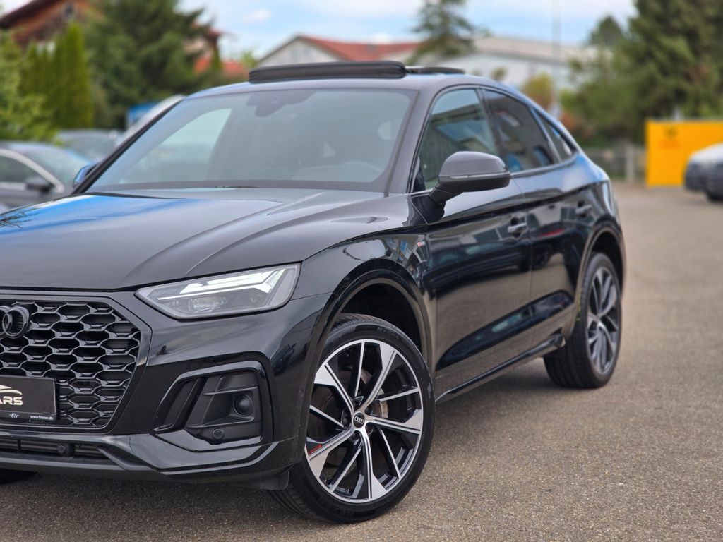 Audi Q5 2023 г. Чёрный, пробег 59000 км