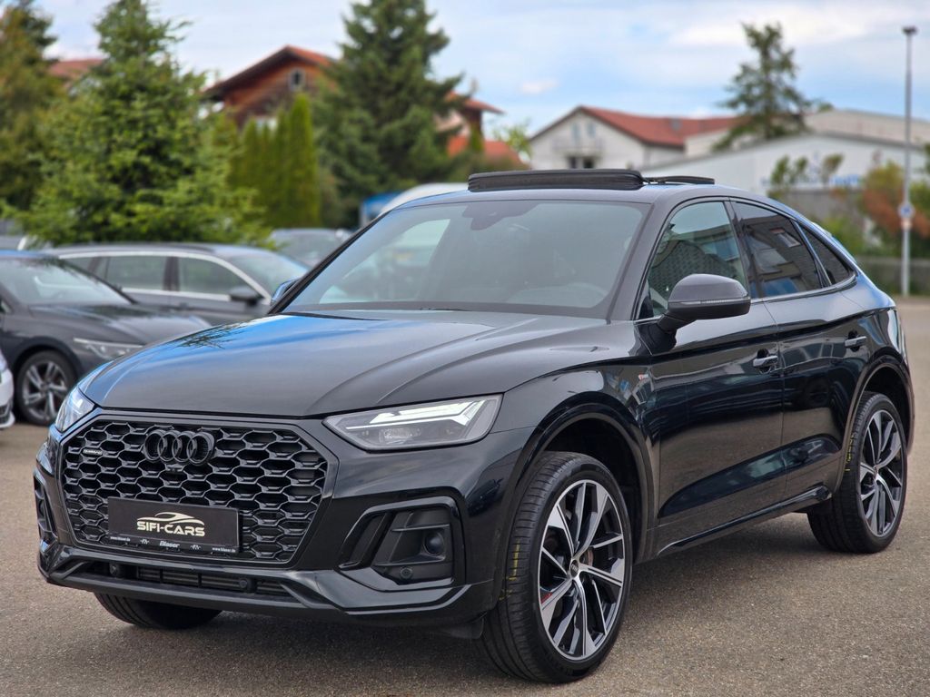 Audi Q5 2023 г. Чёрный, пробег 59000 км