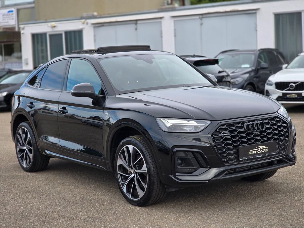 Audi Q5 2023 г. Чёрный, пробег 59000 км