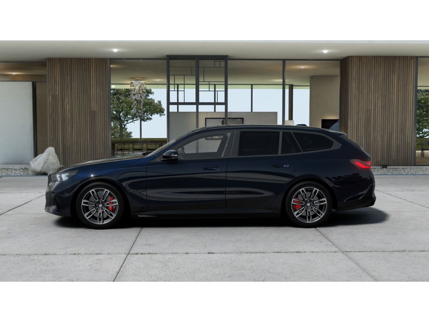 BMW 520 2025 г. Синий, пробег 32900 км