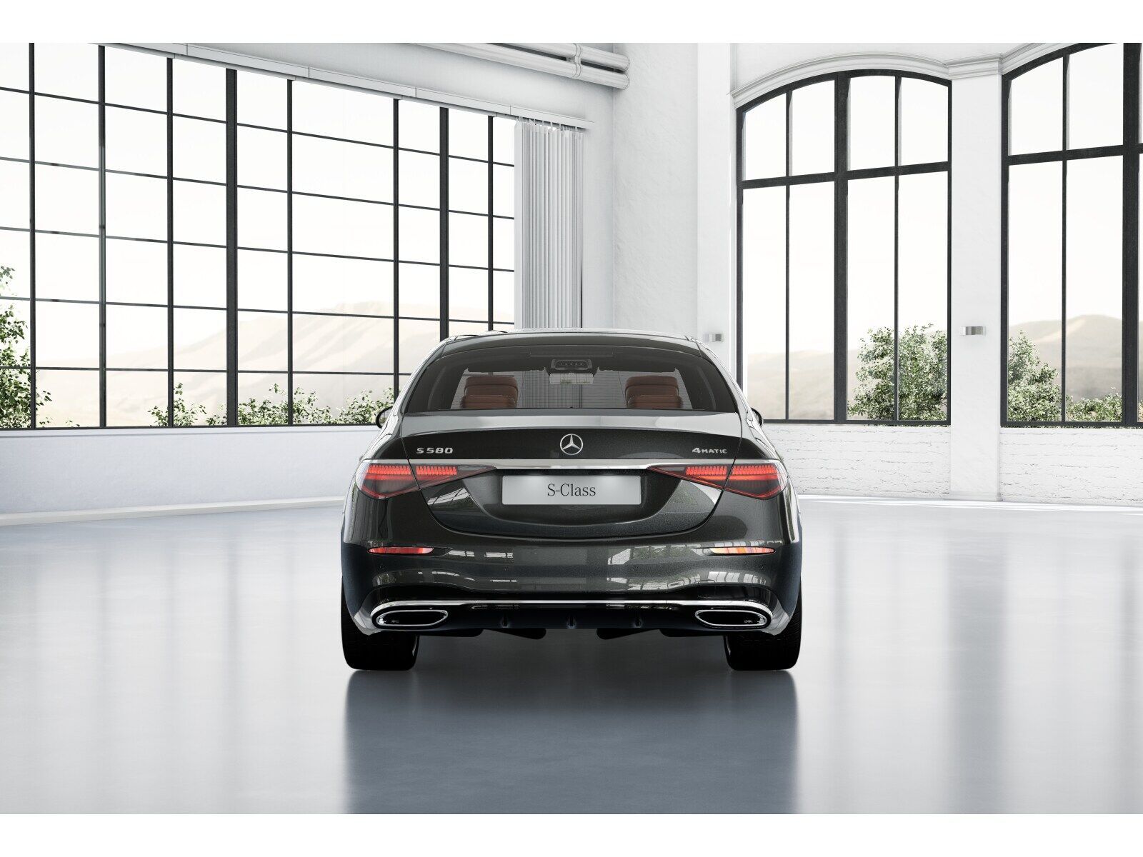 Mercedes-Benz S 580 2024 г. Серый, пробег 30415 км