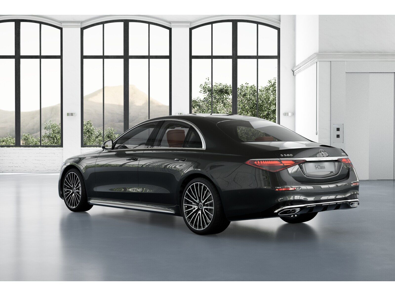 Mercedes-Benz S 580 2024 г. Серый, пробег 30415 км