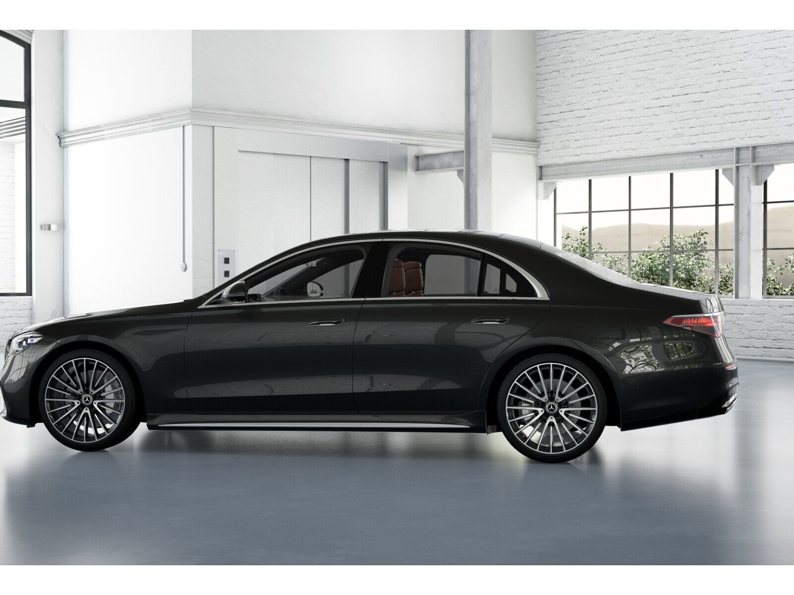 Mercedes-Benz S 580 2024 г. Серый, пробег 30415 км