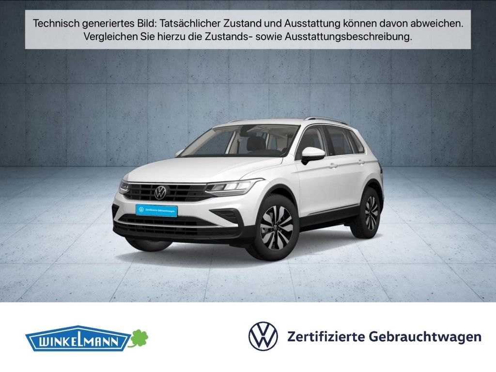 Volkswagen Tiguan 2023 г. Белый, пробег 52295 км