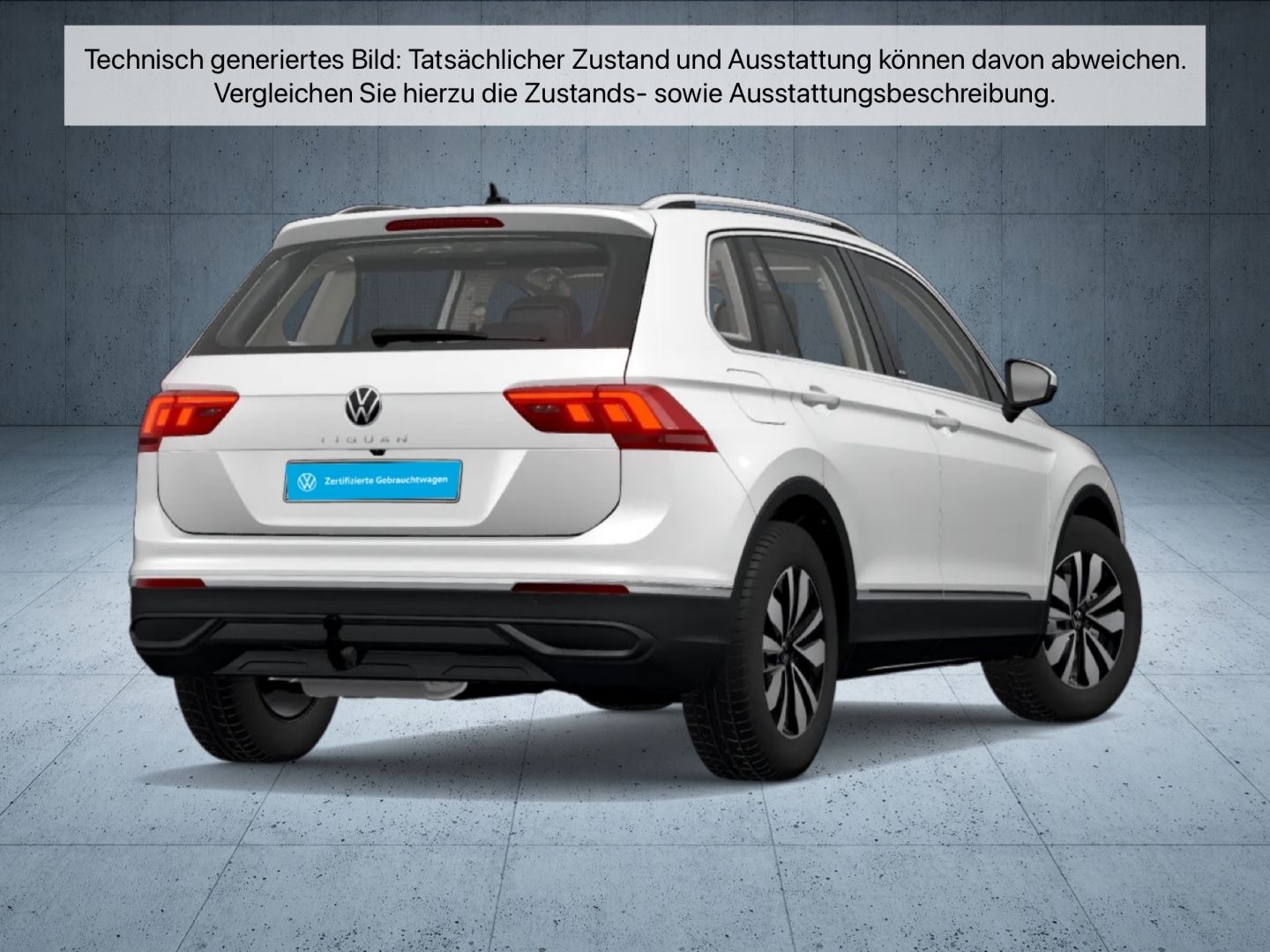 Volkswagen Tiguan 2023 г. Белый, пробег 52295 км