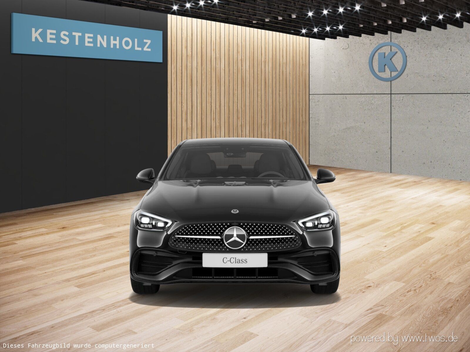 Mercedes-Benz C 300 2023 г. Чёрный, пробег 49928 км