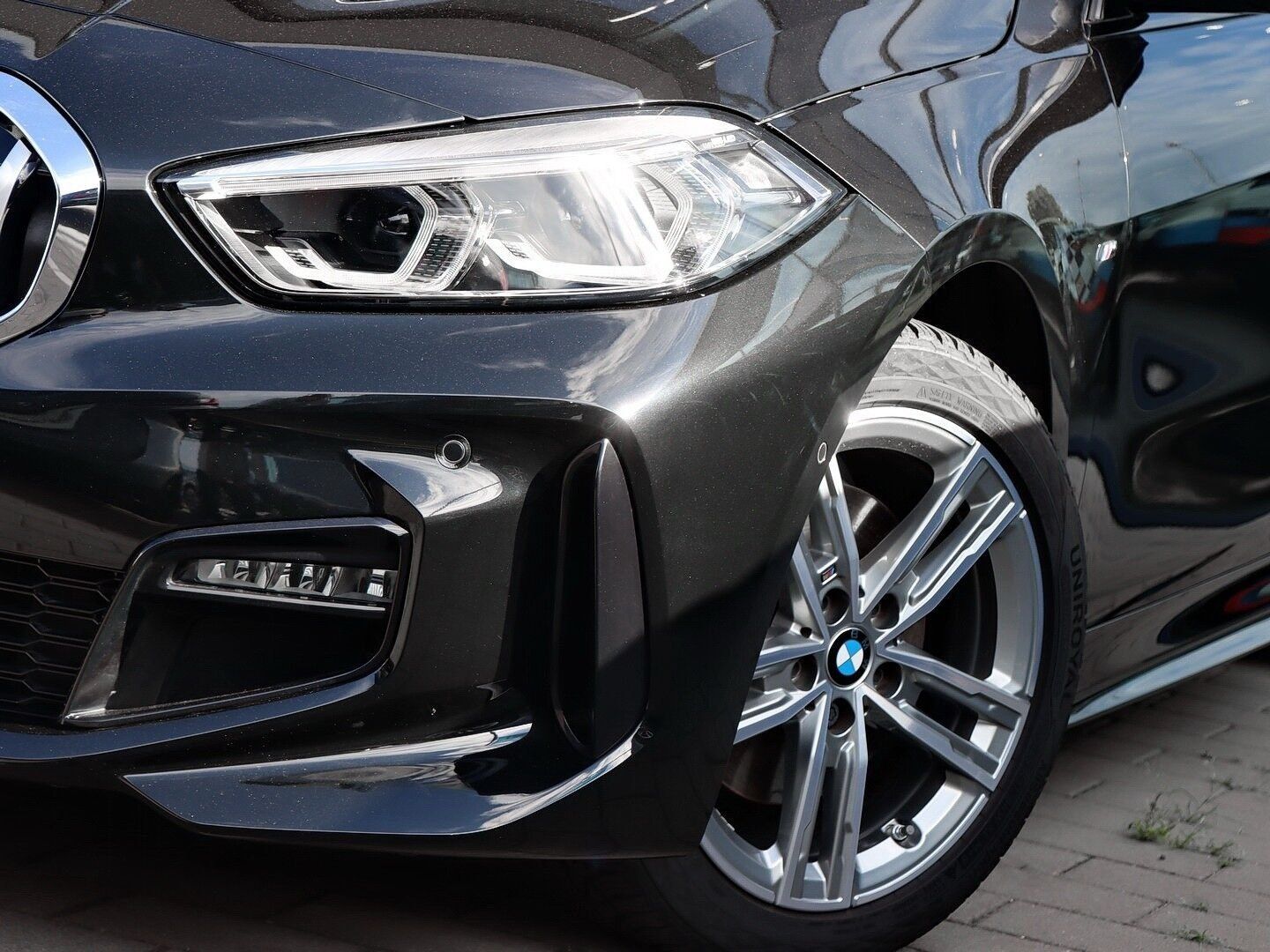 BMW 118 2024 г. Чёрный, пробег 19811 км