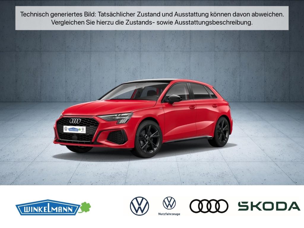 Audi A3 2021 г. Красный, пробег 55495 км