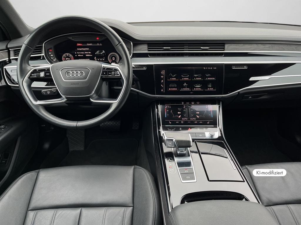 Audi A8 2023 г. Чёрный, пробег 38063 км