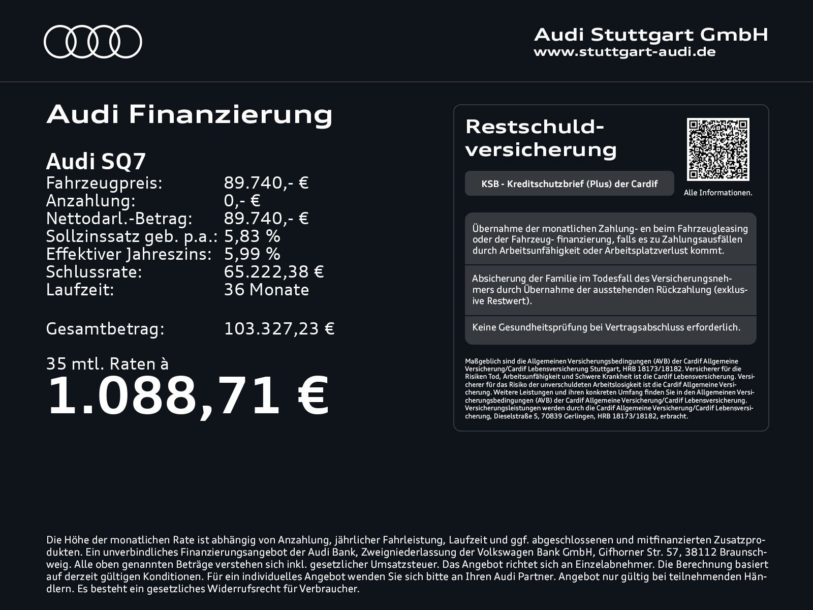 Audi SQ7 2025 г. Серый, пробег 23663 км
