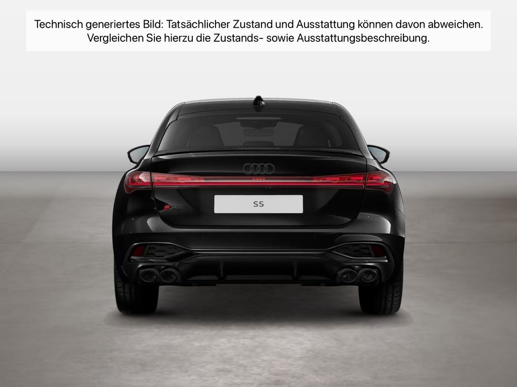Audi S5 2025 г. Чёрный, пробег 19199 км