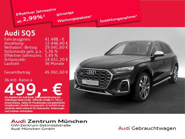Audi SQ5 2023 г. Чёрный, пробег 59519 км