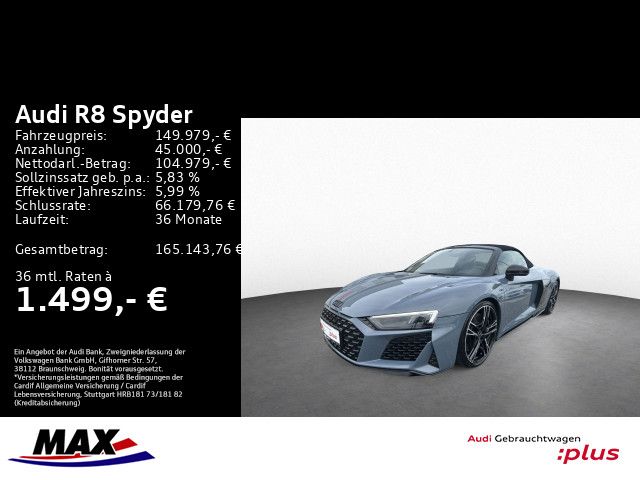 Audi R8 2023 г. Серый, пробег 26550 км