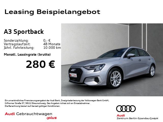 Audi A3 2023 г. Серебристый, пробег 47804 км