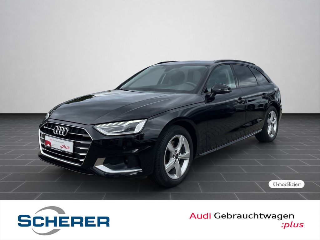 Audi A4 2023 г. Чёрный, пробег 56360 км