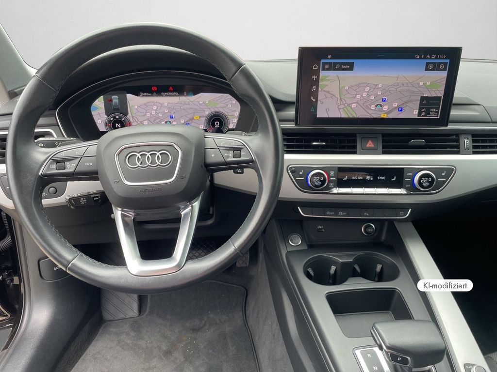 Audi A4 2023 г. Чёрный, пробег 56360 км