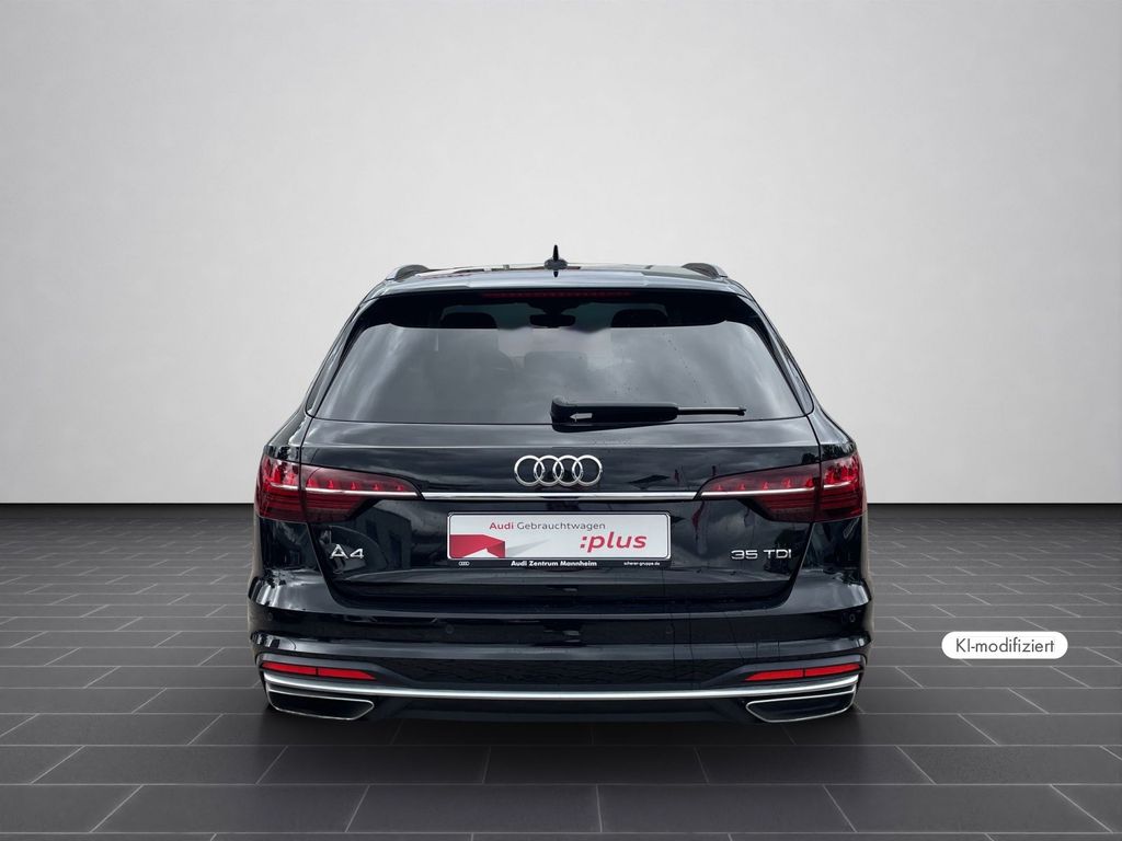 Audi A4 2023 г. Чёрный, пробег 56360 км