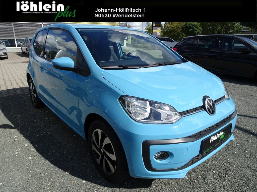 Volkswagen up! 2023 г. Синий, пробег 40000 км