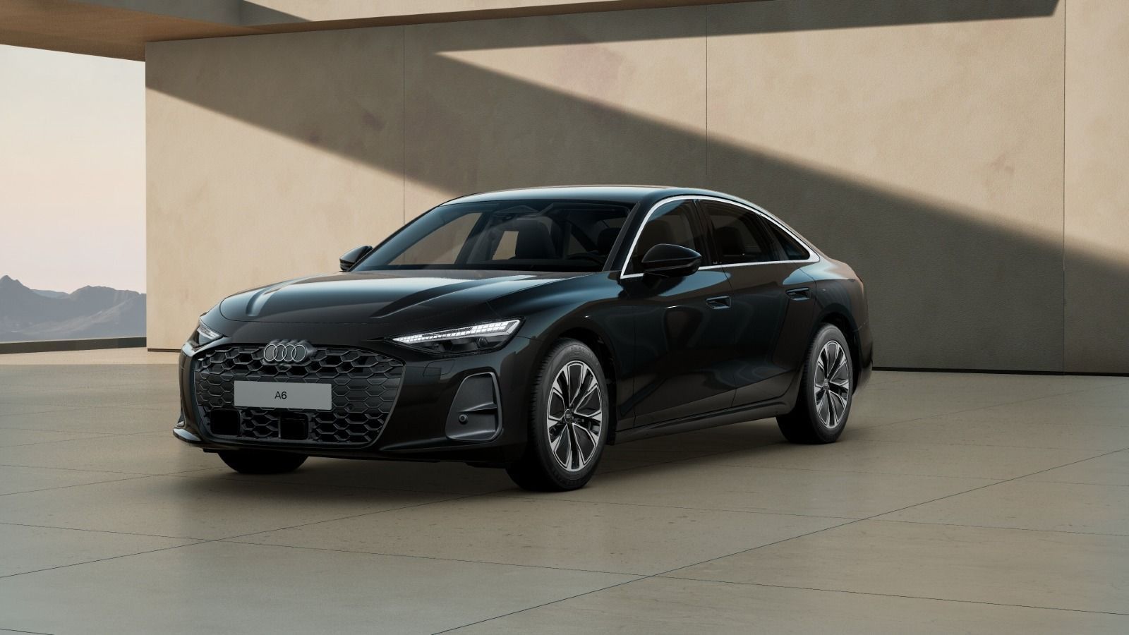 Audi A6 2025 г. Чёрный, пробег 27220 км
