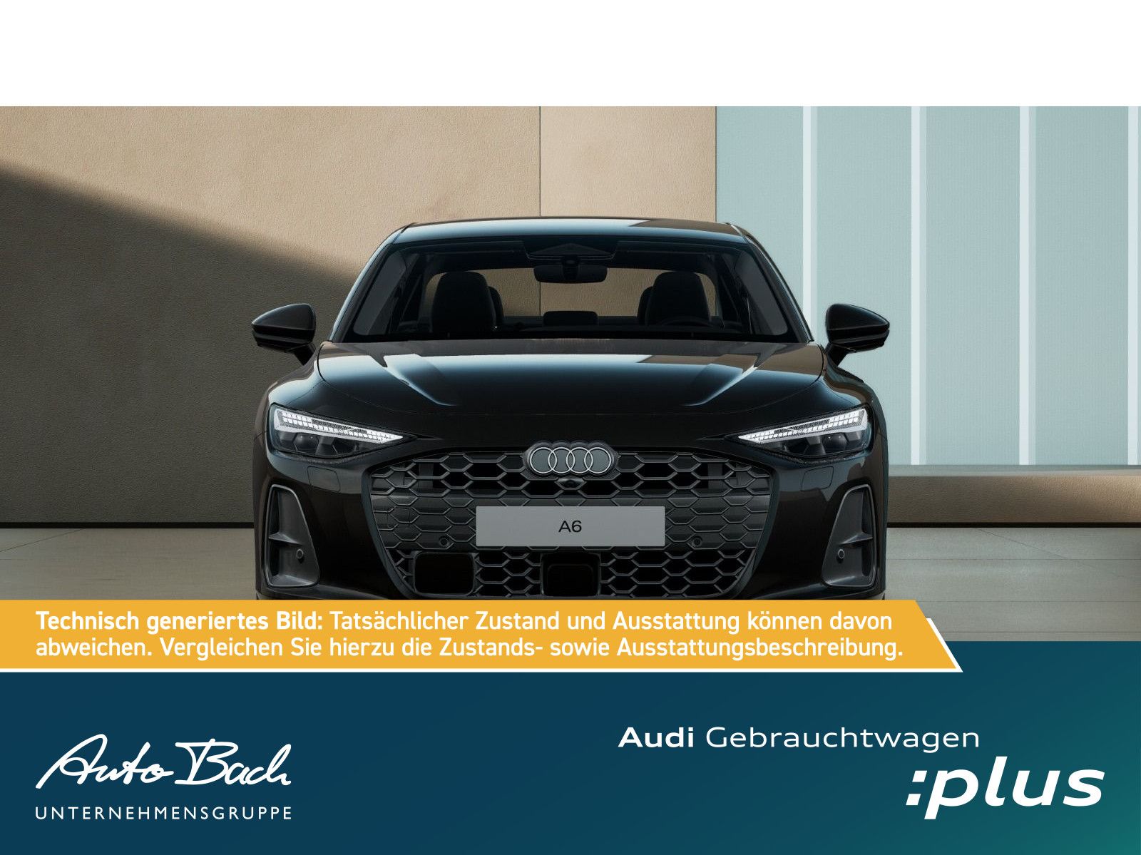 Audi A6 2025 г. Чёрный, пробег 27220 км
