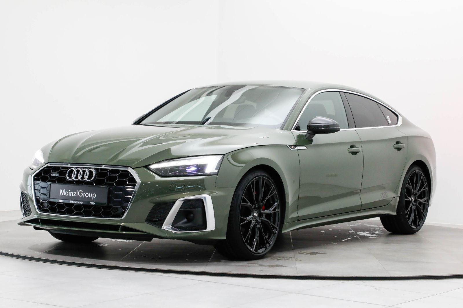 Audi A5 2023 г. Зелёный, пробег 54832 км
