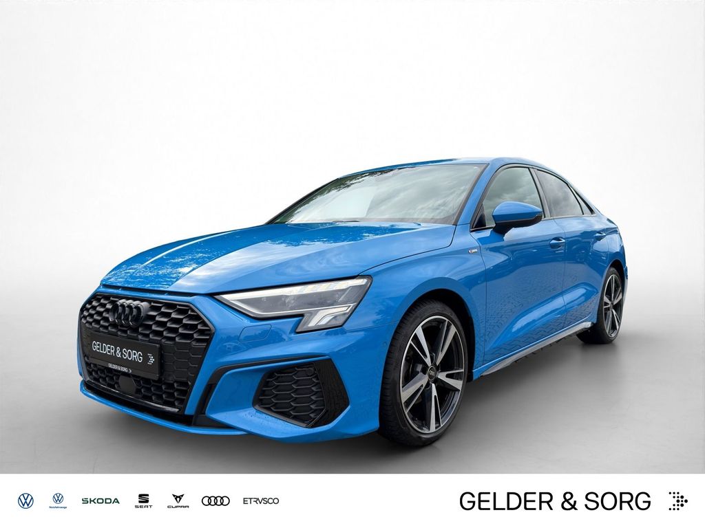 Audi A3 2022 г. Синий, пробег 50990 км