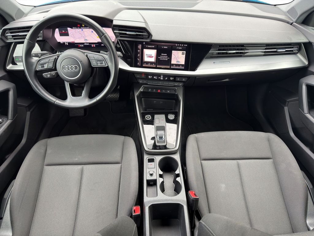 Audi A3 2022 г. Синий, пробег 50990 км