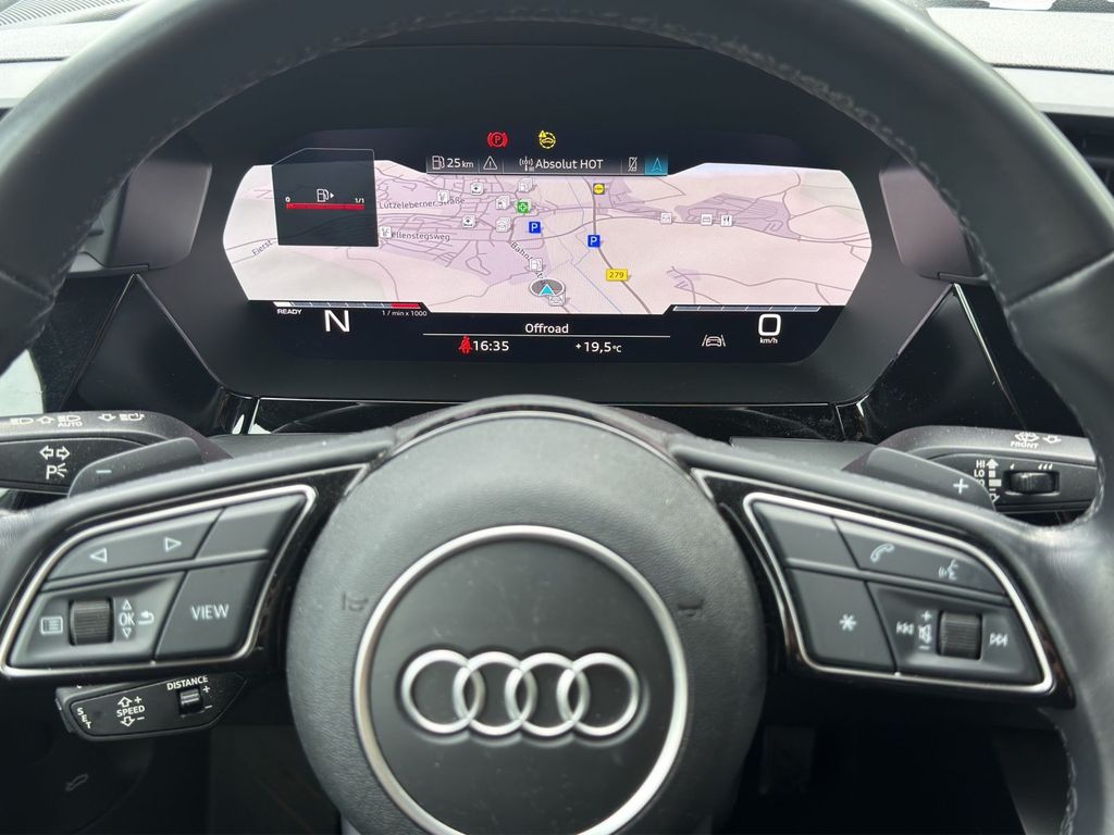 Audi A3 2022 г. Синий, пробег 50990 км