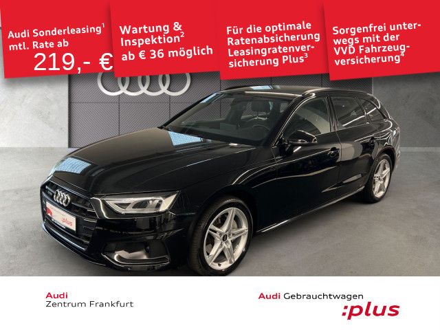 Audi A4 2023 г. Чёрный, пробег 58146 км
