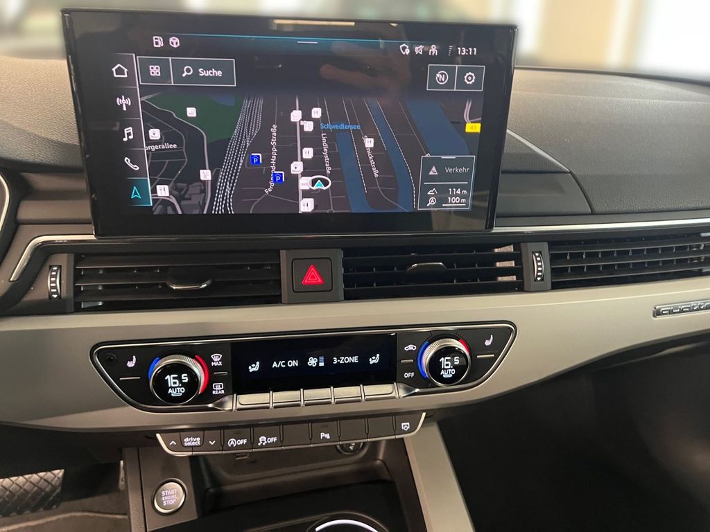 Audi A4 2023 г. Чёрный, пробег 58146 км