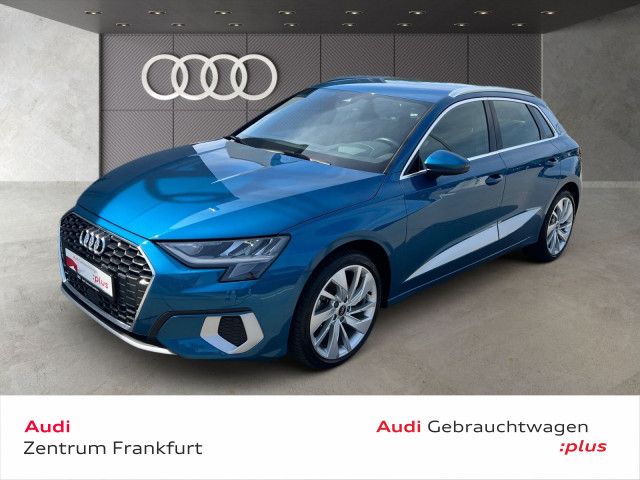 Audi A3 2022 г. Синий, пробег 33714 км