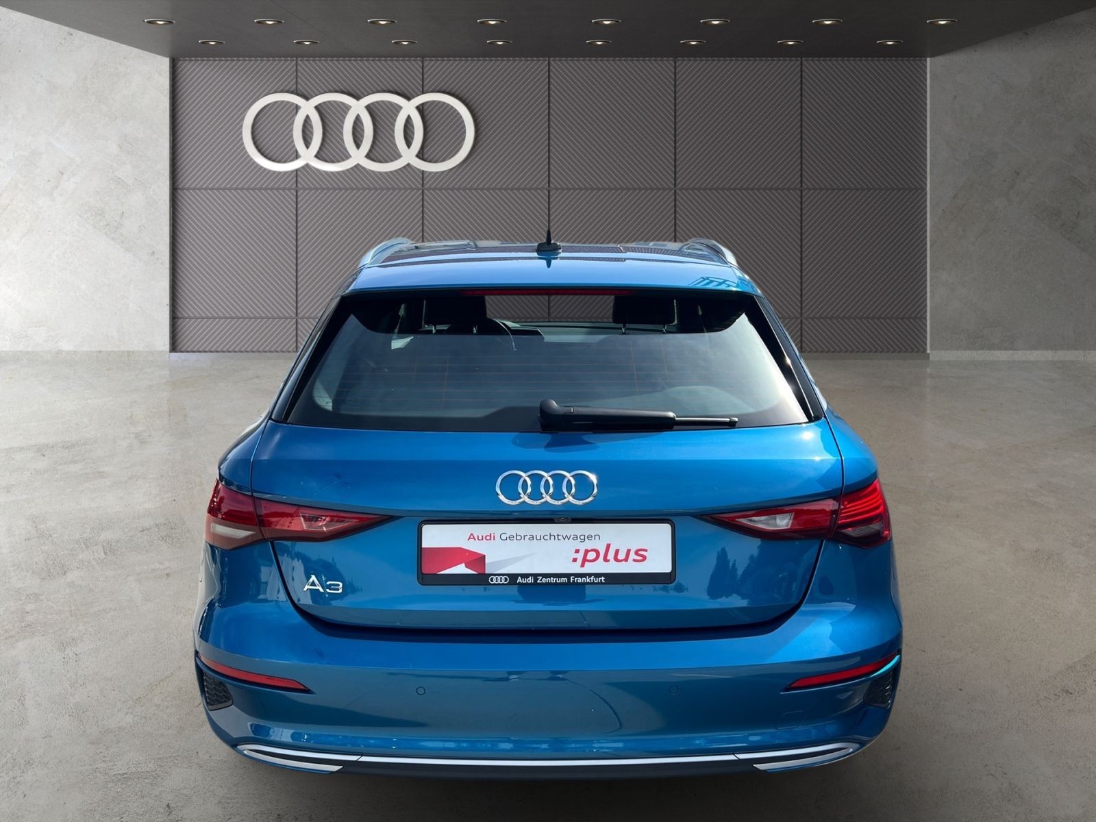 Audi A3 2022 г. Синий, пробег 33714 км