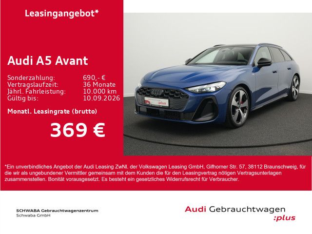 Audi A5 2025 г. Синий, пробег 6400 км