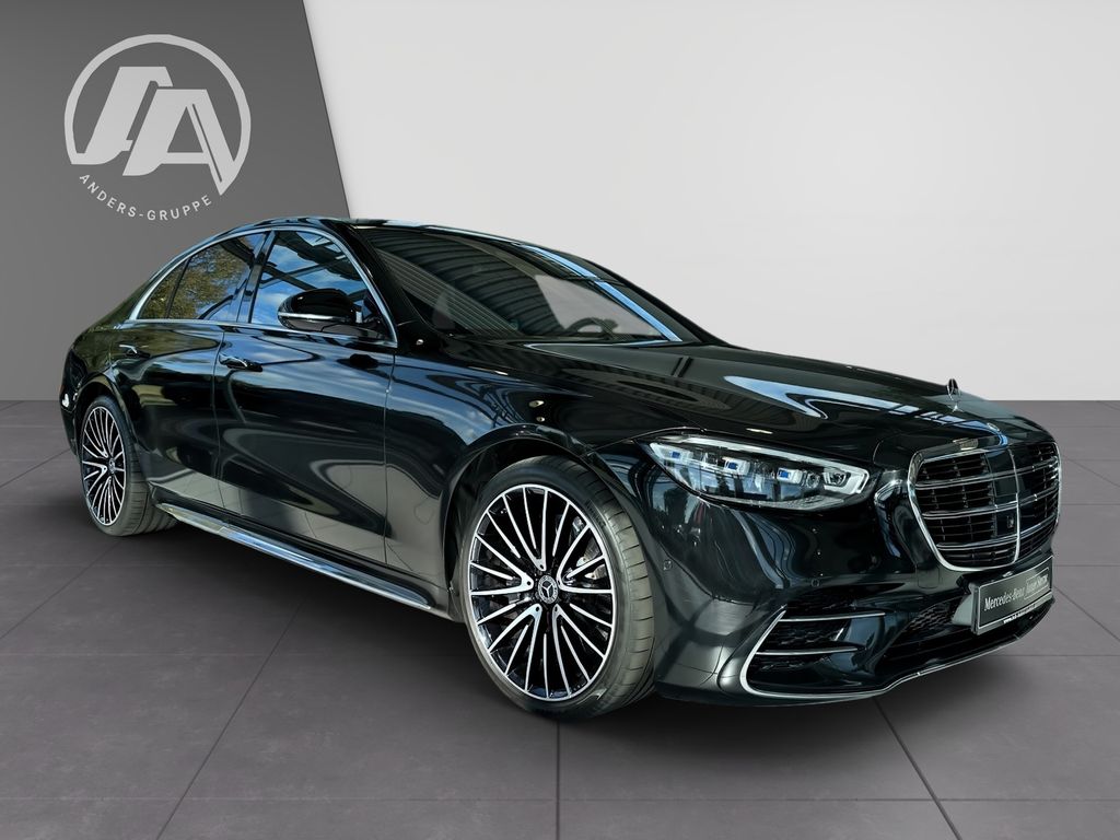 Mercedes-Benz S 400 2022 г. Чёрный, пробег 59909 км
