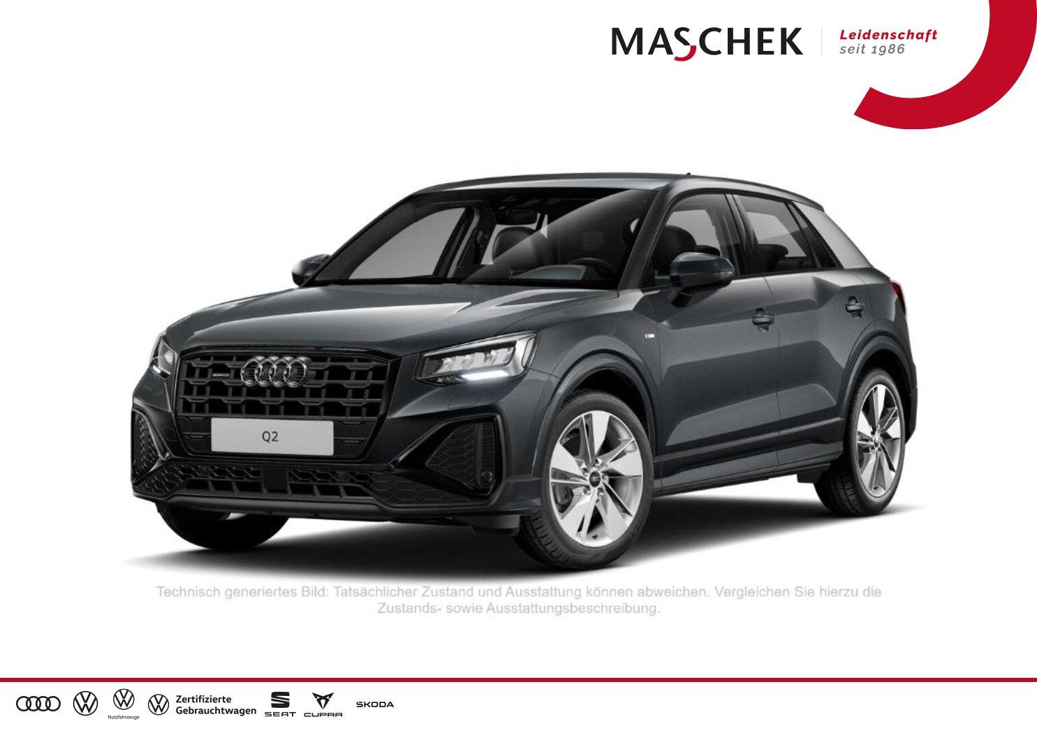 Audi Q2 2023 г. Серый, пробег 31500 км