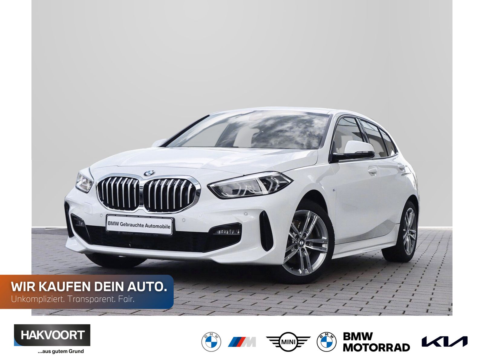 BMW 118 2024 г. Белый, пробег 21261 км