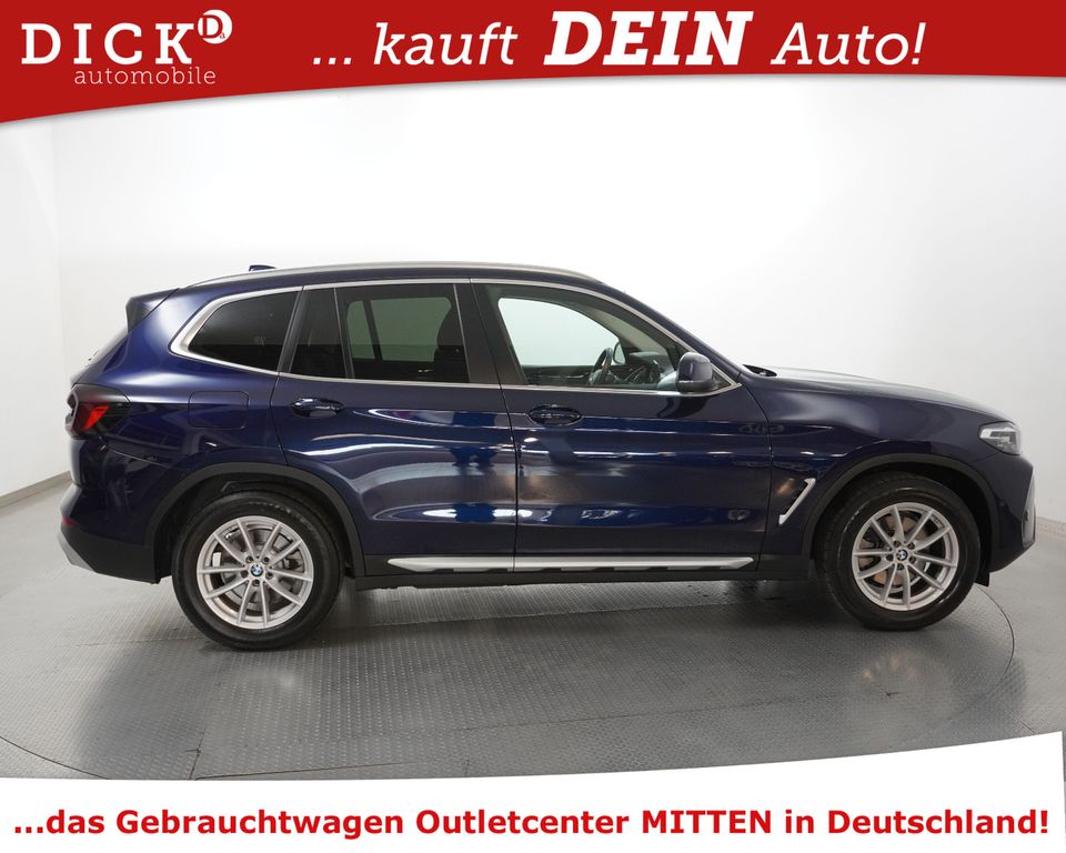 BMW X3 2022 г. Синий, пробег 55422 км