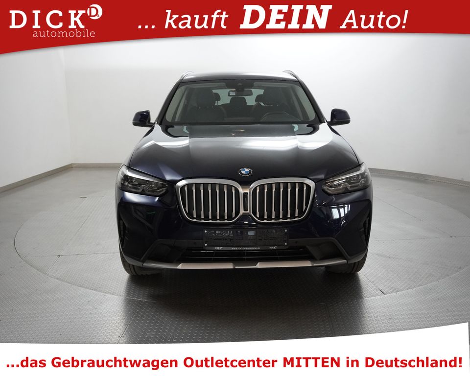 BMW X3 2022 г. Синий, пробег 55422 км