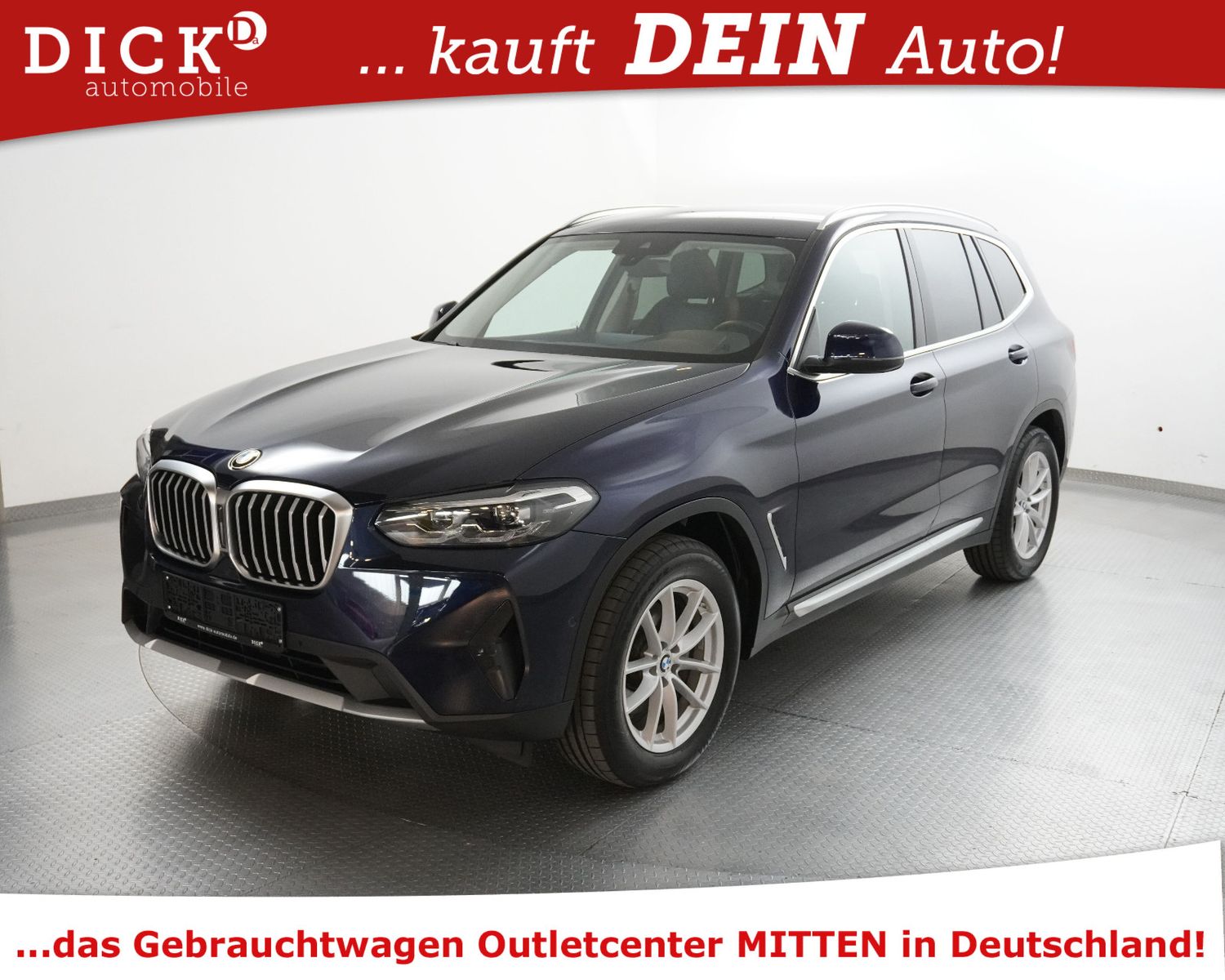 BMW X3 2022 г. Синий, пробег 55422 км