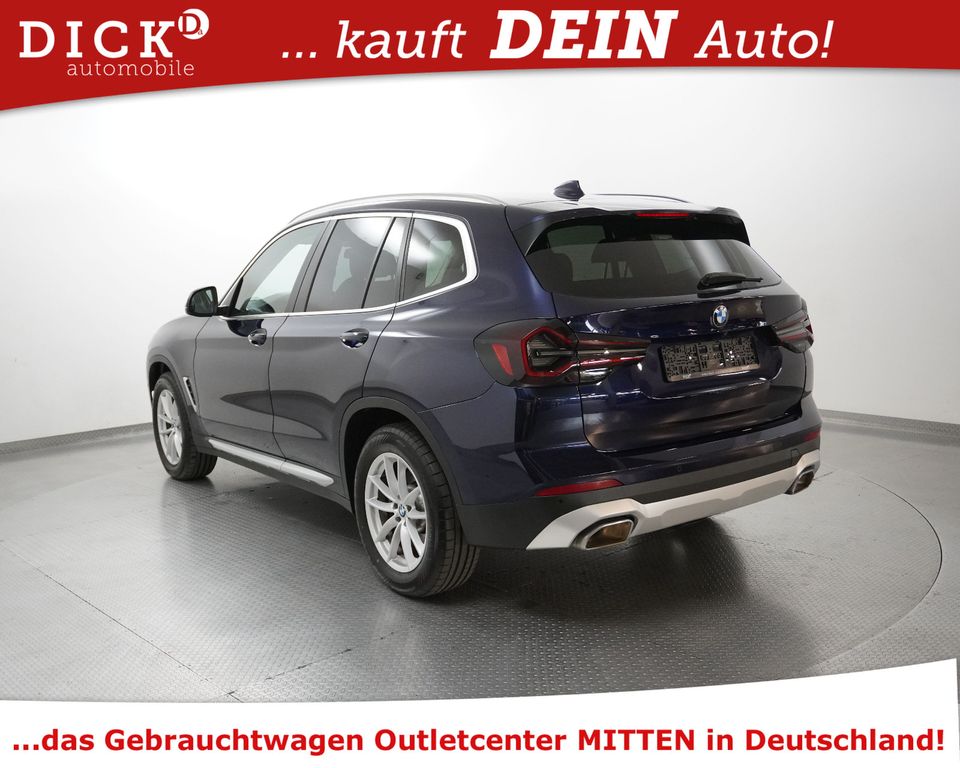 BMW X3 2022 г. Синий, пробег 55422 км