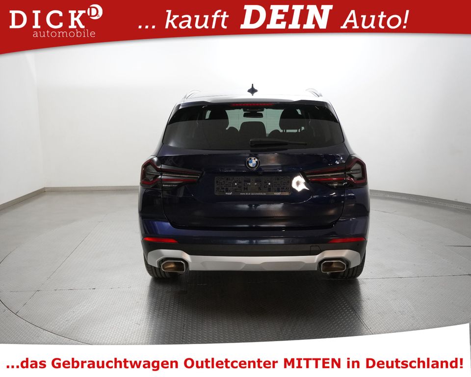 BMW X3 2022 г. Синий, пробег 55422 км