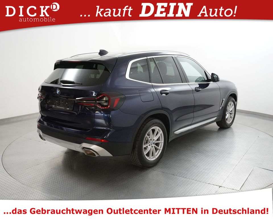 BMW X3 2022 г. Синий, пробег 55422 км
