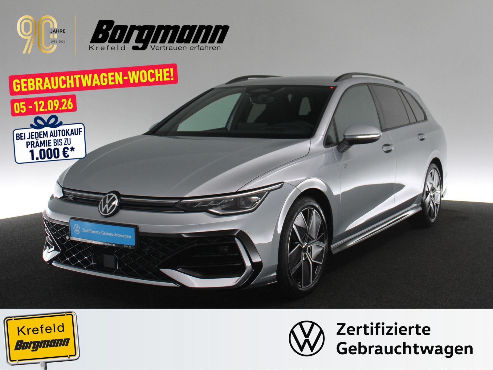 Volkswagen Golf 2025 г. Серебристый, пробег 14655 км