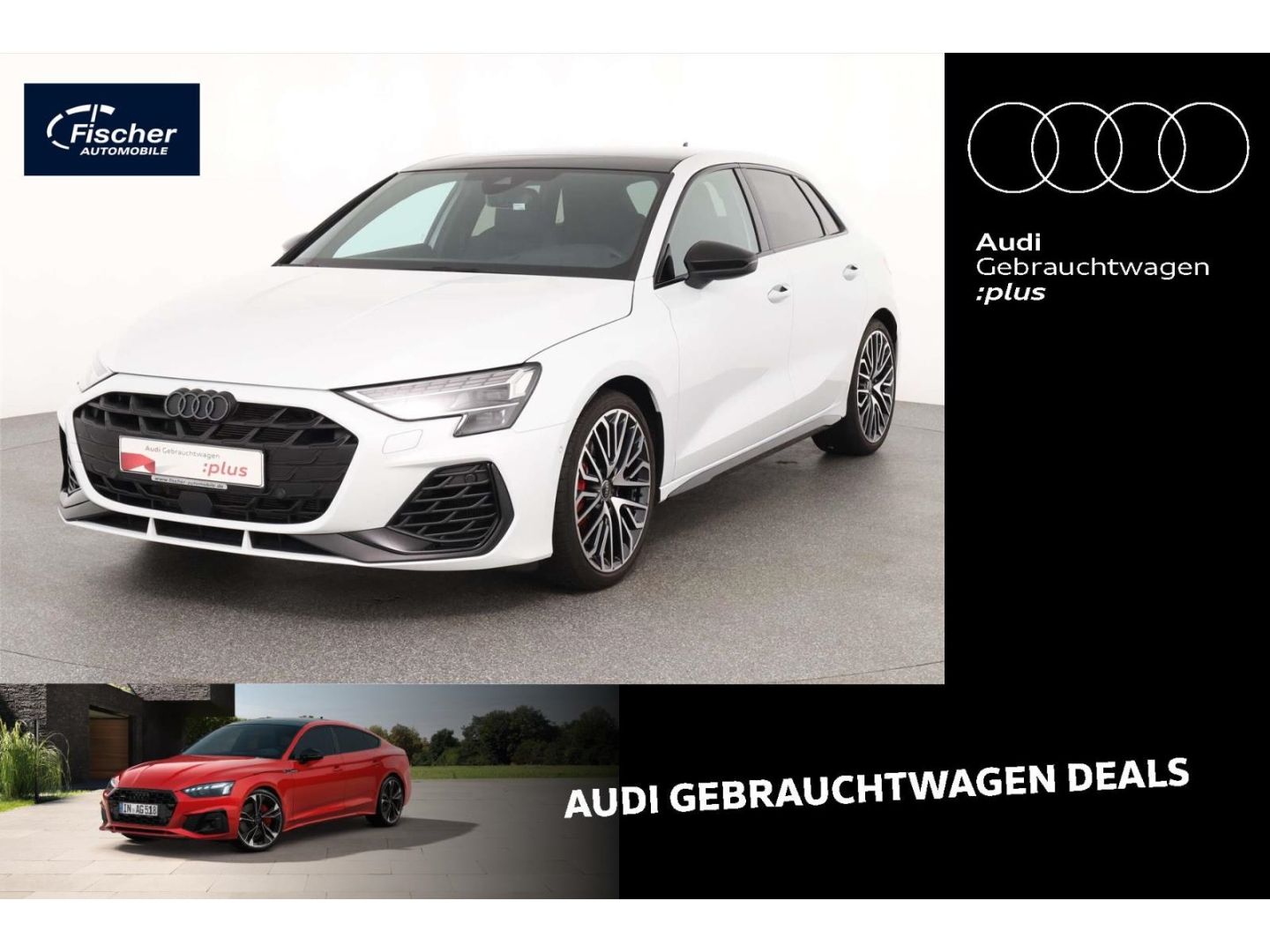 Audi S3 2024 г. Белый, пробег 33297 км