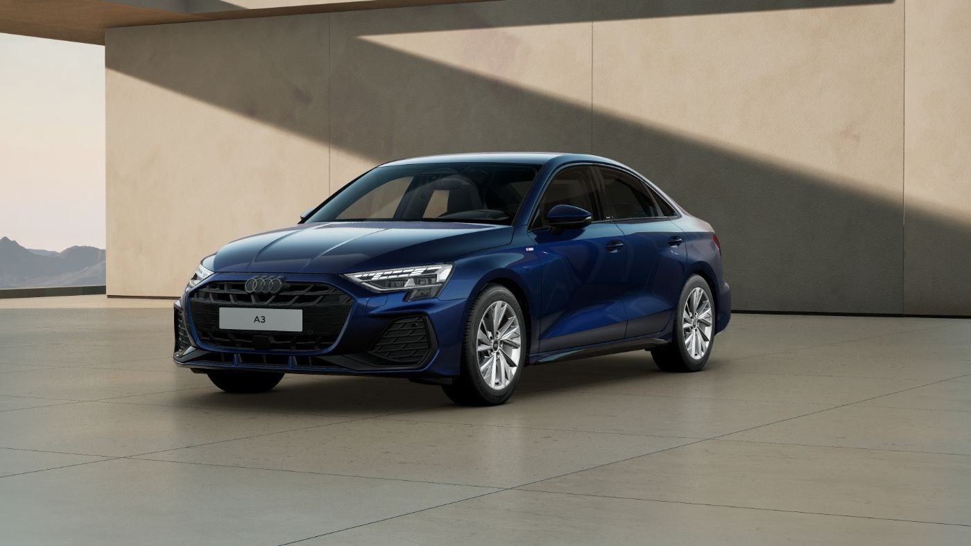 Audi A3 2026 г. Синий, пробег 28254 км
