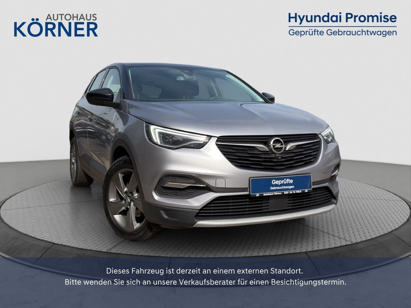 Opel GRANDLAND (X) 2021 г. Серый, пробег 58063 км