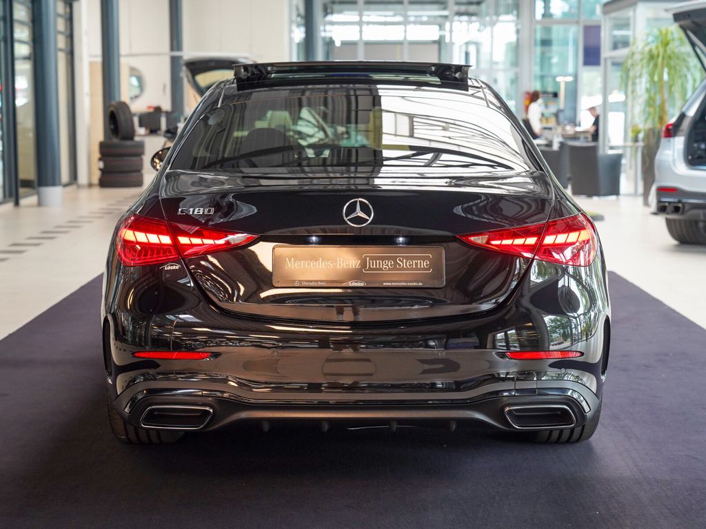 Mercedes-Benz C 180 2025 г. Чёрный, пробег 16138 км