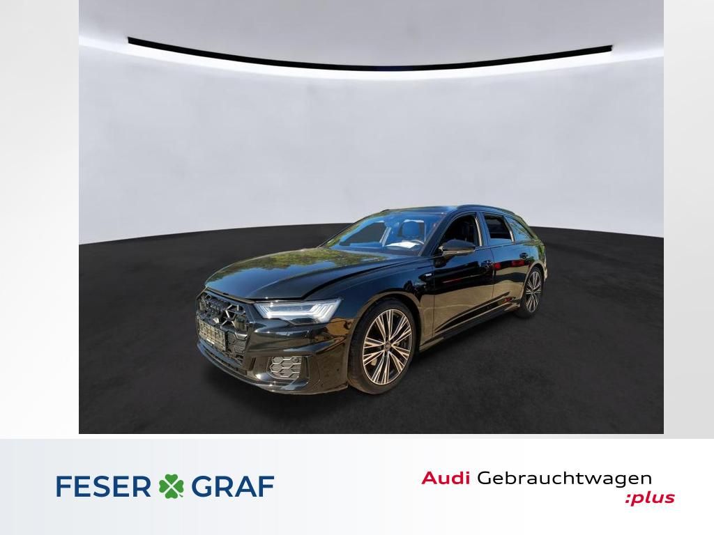 Audi A6 2023 г. Чёрный, пробег 38550 км
