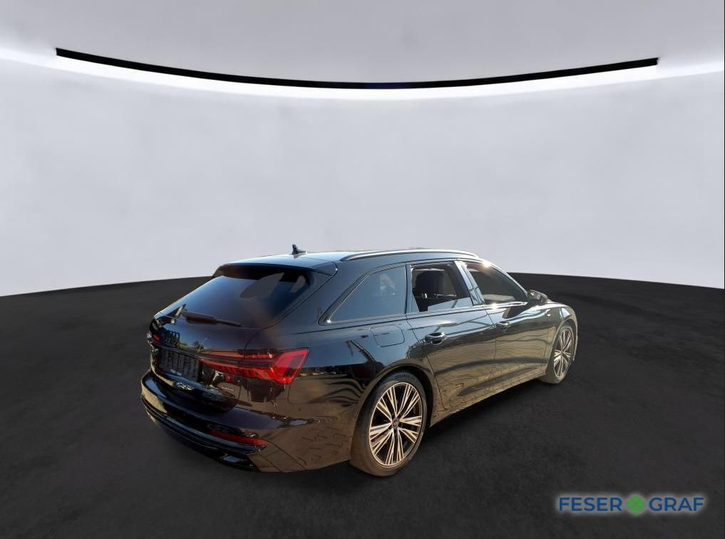 Audi A6 2023 г. Чёрный, пробег 38550 км